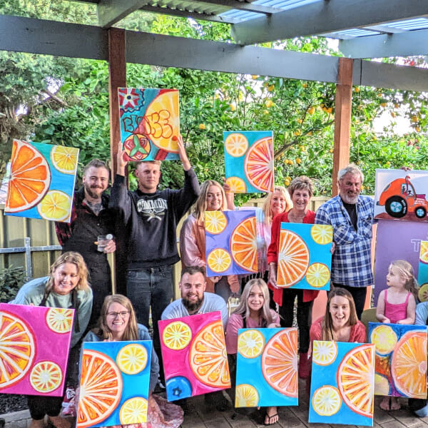 Painting class by Hey Monet