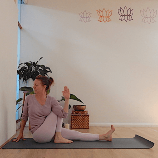 Photo from a Hills Yoga workshop