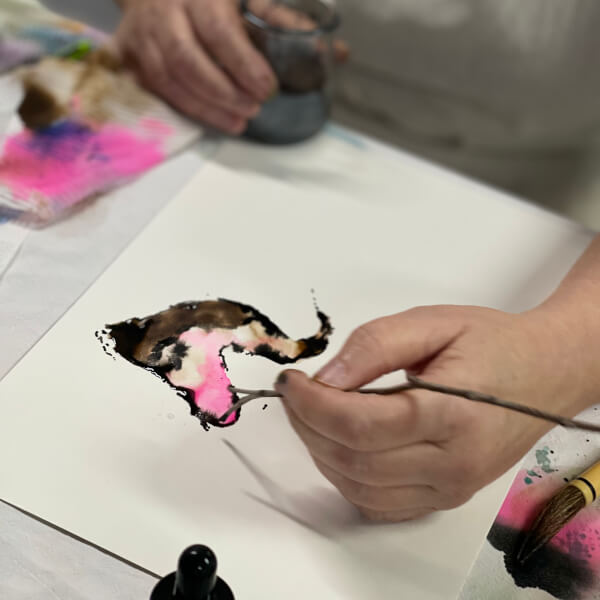Photo from a Imelda Moss workshop