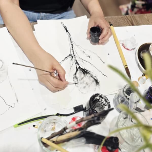 Photo from a Imelda Moss workshop
