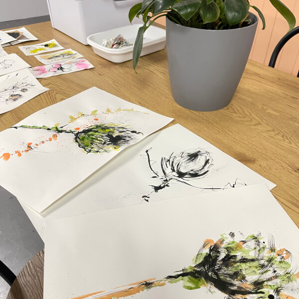 Photo from a Imelda Moss workshop