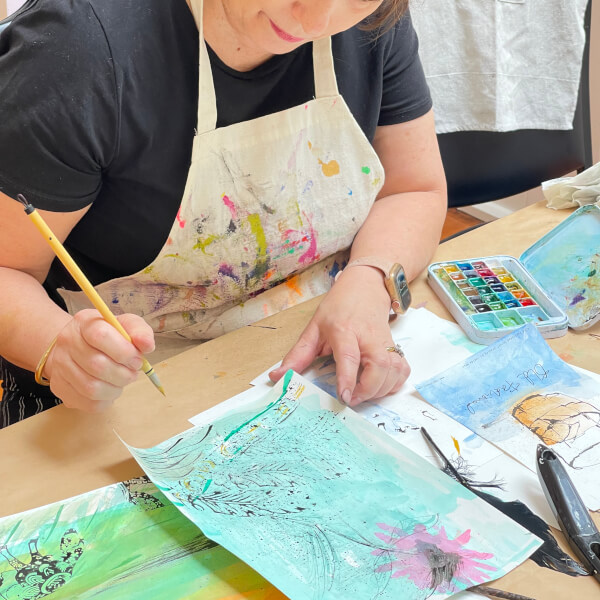 Photo from a Imelda Moss workshop