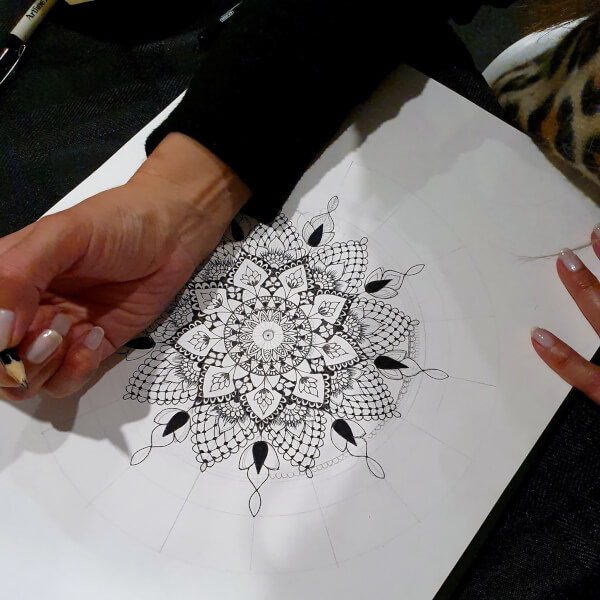 Drawing class by Ink Work Art