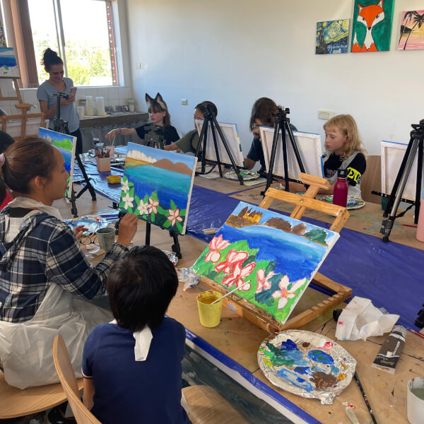 Painting class by Iris Art Studio