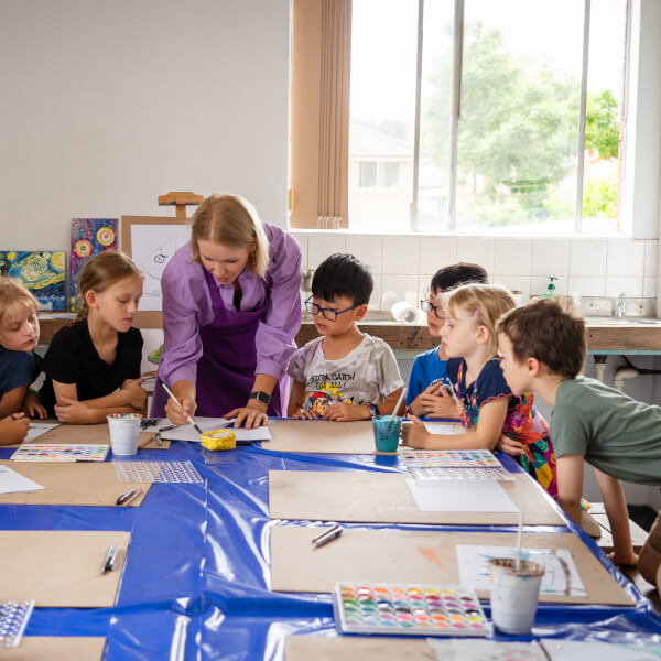 Painting class by Iris Art Studio