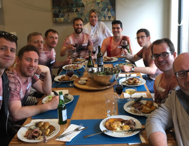 Cooking class by Jacqui Selleck