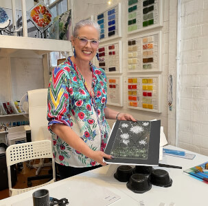 Glassblowing and Mosaic class by Jenie Yolland