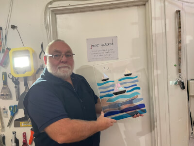 Glassblowing and Mosaic class by Jenie Yolland