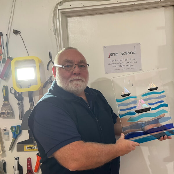 Glassblowing and Mosaic class by Jenie Yolland