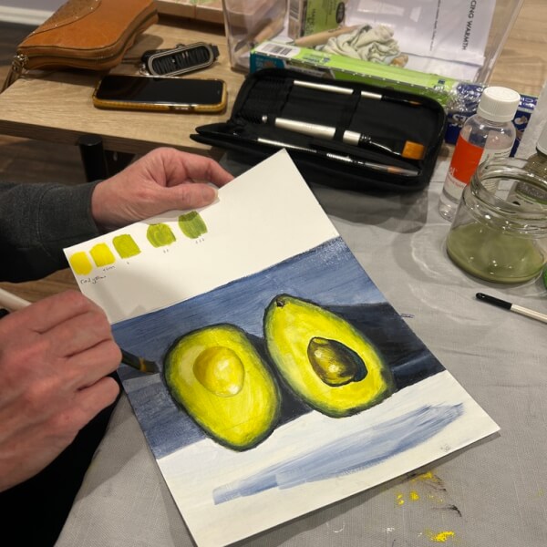 Painting class by Jo Kaiser Art