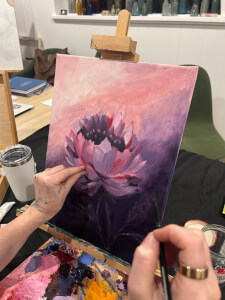 Painting class by Jo Kaiser Art