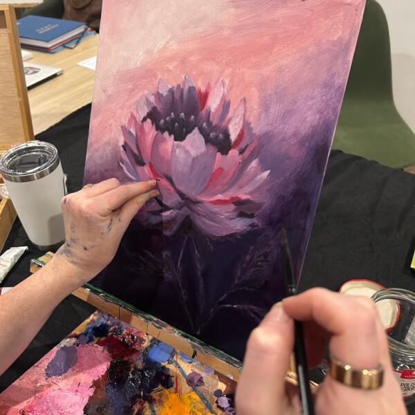 Painting class by Jo Kaiser Art