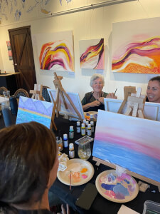 Painting class by Jo Kaiser Art
