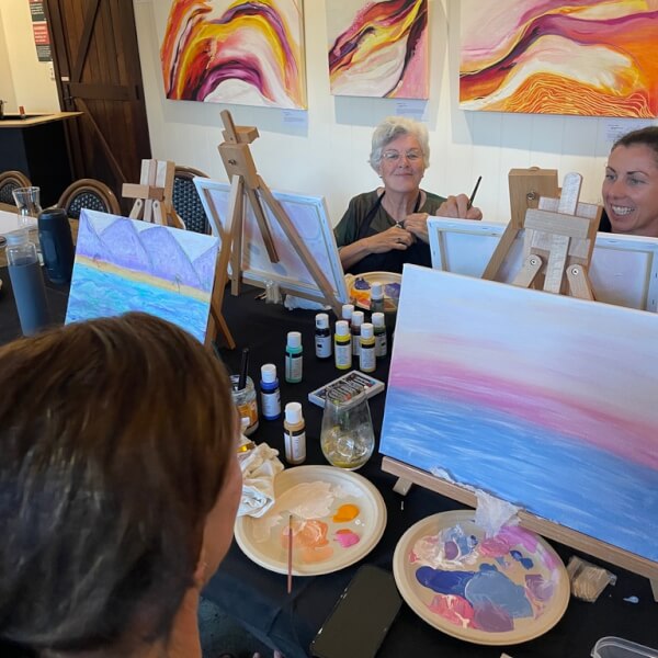 Painting class by Jo Kaiser Art