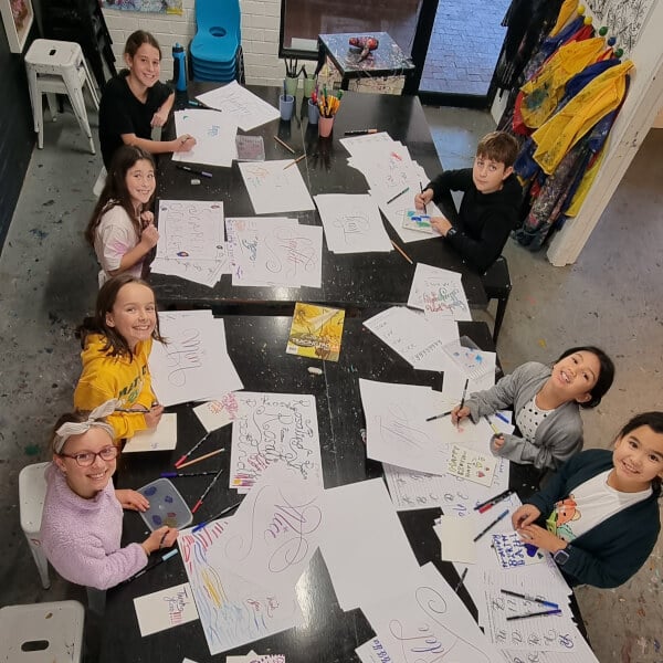 Photo from a Jocelyn Hobbs Artist workshop