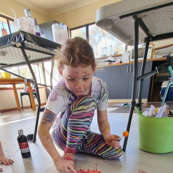 Photo from a Jocelyn Hobbs Artist workshop