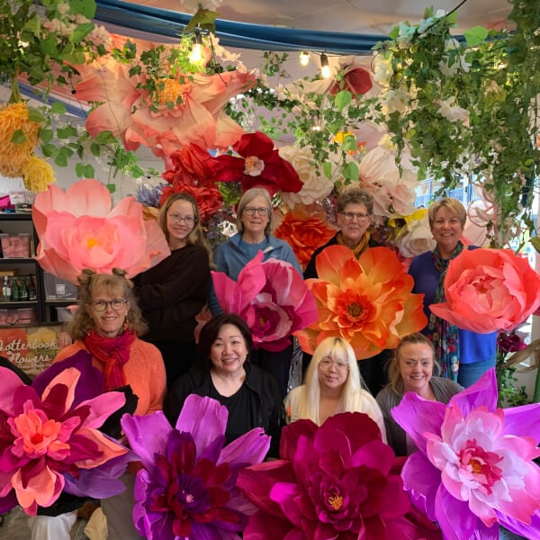 Photo from a Jotterbook Flowers workshop