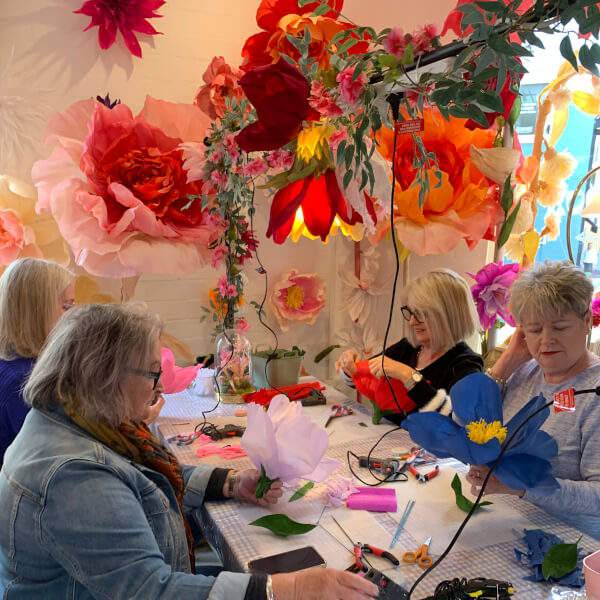 Photo from a Jotterbook Flowers workshop