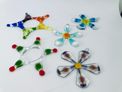 Glassblowing and Mosaic class by Joy Levins Glass