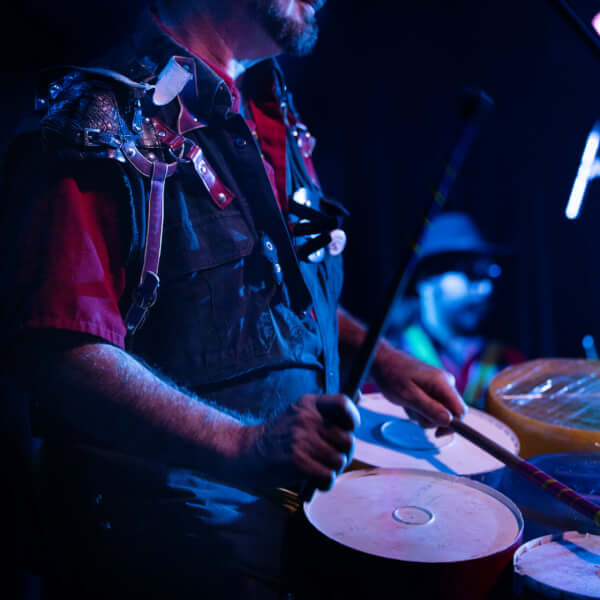 Photo from a Junkadelic Art Collective workshop