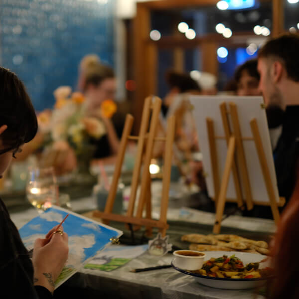 Painting class by Kai Owens