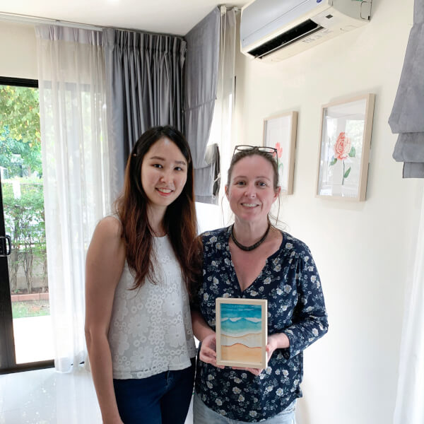 Photo from a Kerrilyn Cheah Watercolor workshop