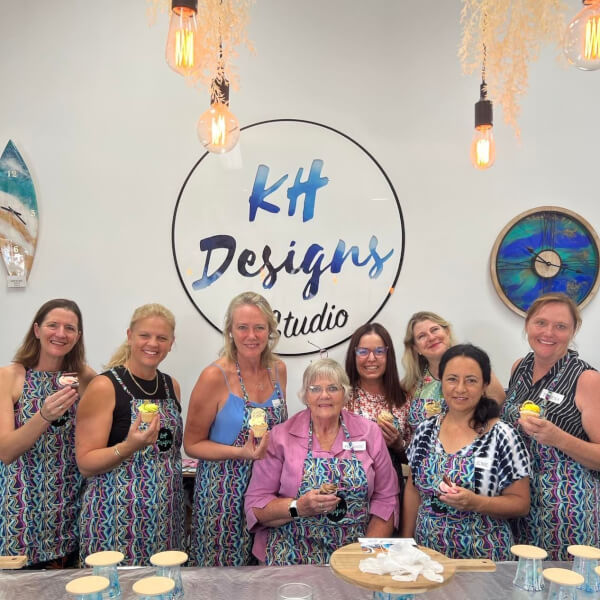Fluid Art class by KH Designs