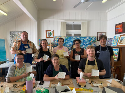 Pottery class by Kintsugi Australia