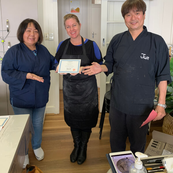 Pottery class by Kintsugi Australia