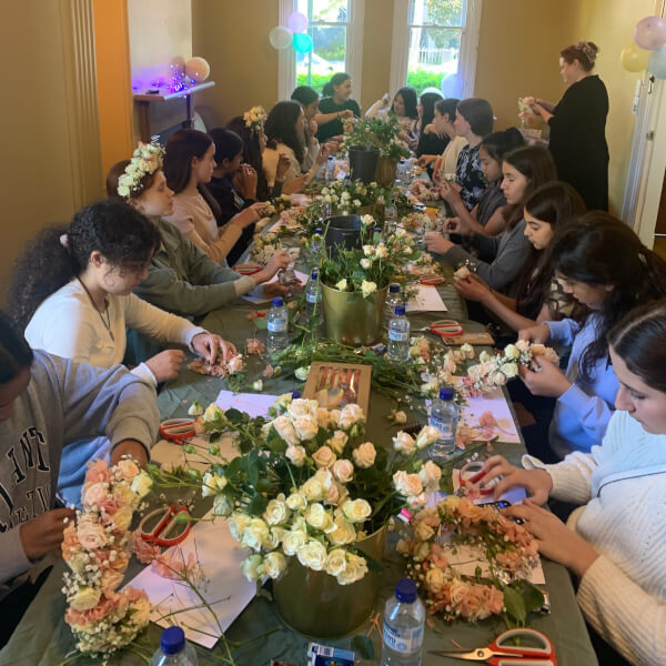 Photo from a Kris McKee Floral Design workshop