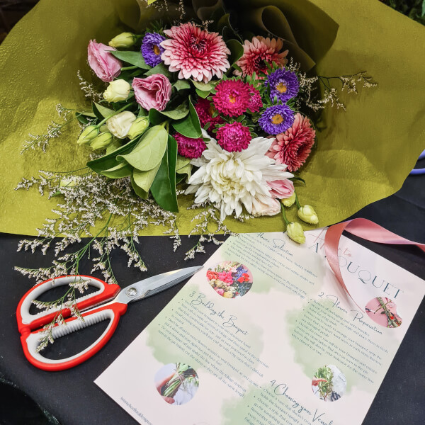 Photo from a Kris McKee Floral Design workshop