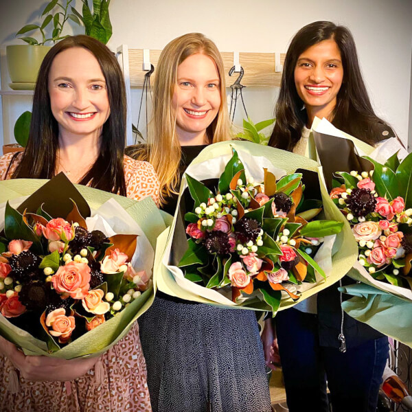 Photo from a Kris McKee Floral Design workshop