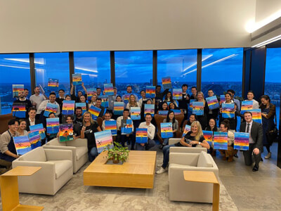 Painting class by Kylie Johnson