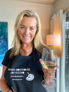 Painting class by Kylie Johnson