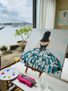 Painting class by Kylie Johnson