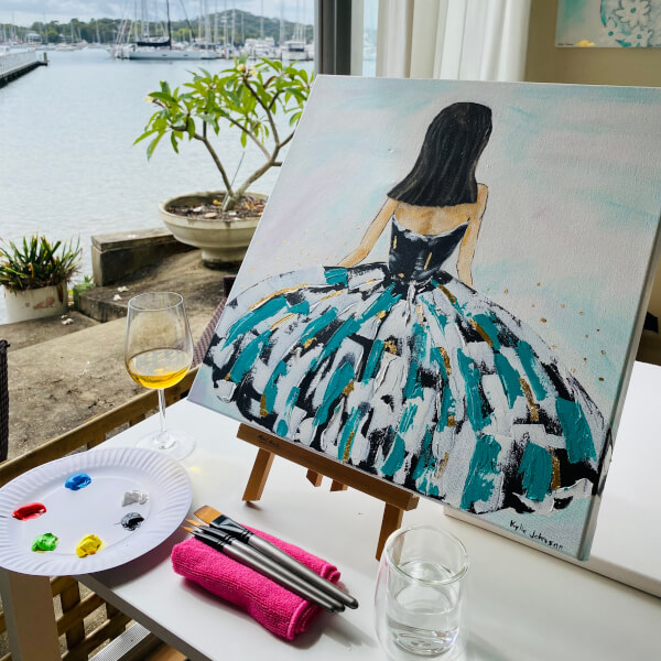 Painting class by Kylie Johnson