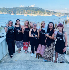 Painting class by Kylie Johnson