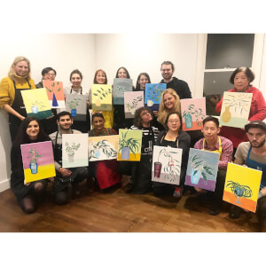 Painting class by Ladder Art Space