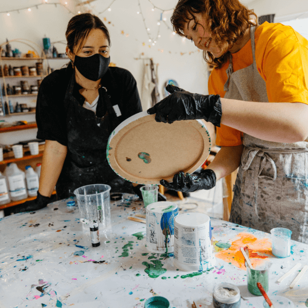 Fluid Art class by Lamb's Studio