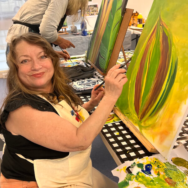 Painting class by Lana Pro Creative Room