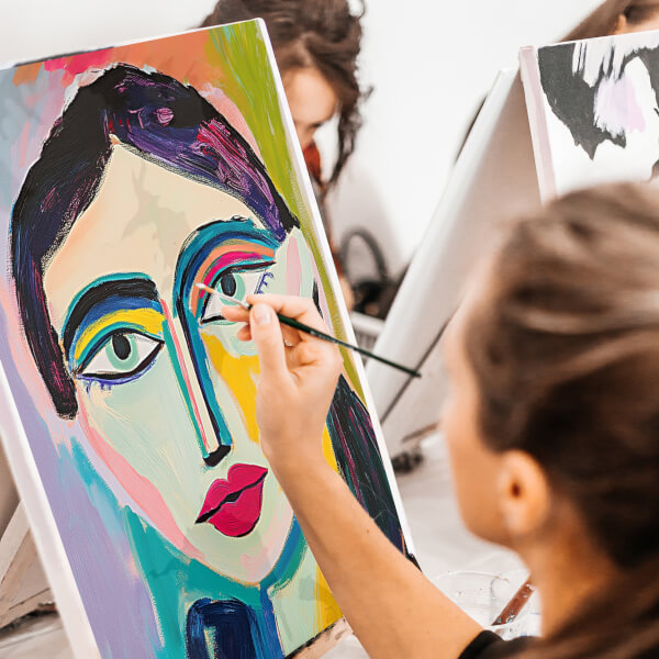 Photo from a Let There Be Art workshop