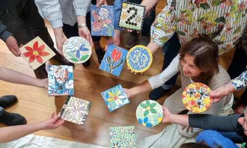 Glassblowing and Mosaic class by Like Minds Studio