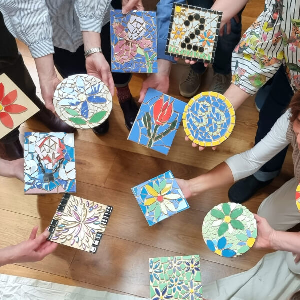 Glassblowing and Mosaic class by Like Minds Studio