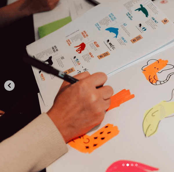 Photo from a Little Illo House workshop