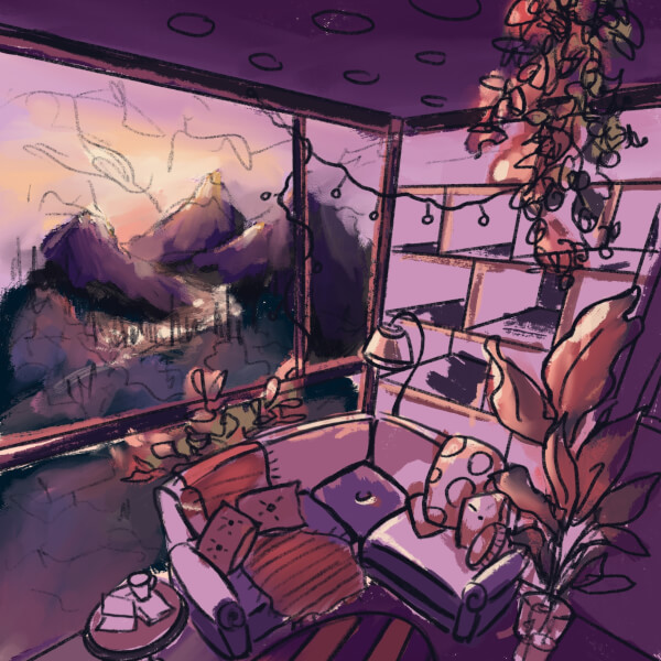 Photo from a Little Illo House workshop
