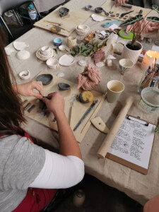 Pottery class by Little Paint Co