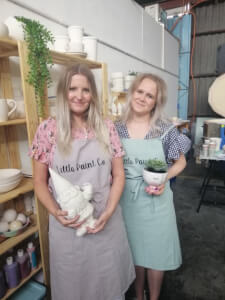 Pottery class by Little Paint Co