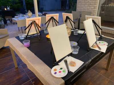 Fluid Art class by Liz Saul