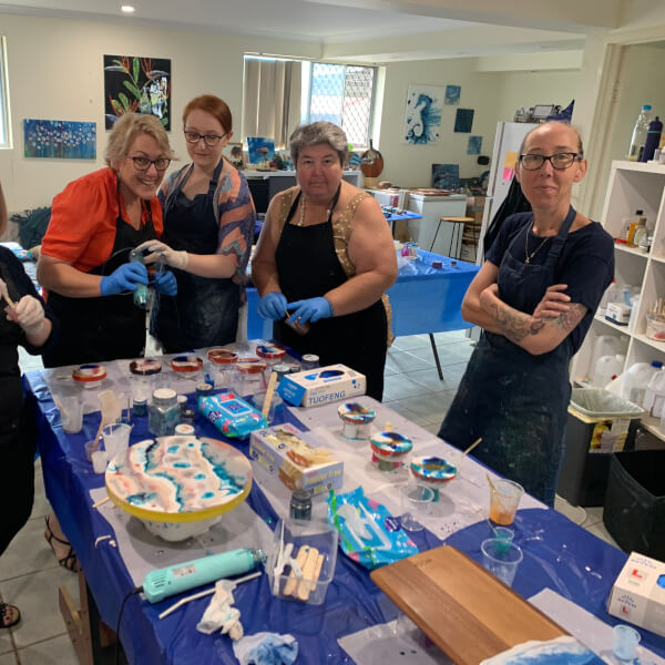 Fluid Art workshops, Rochedale South