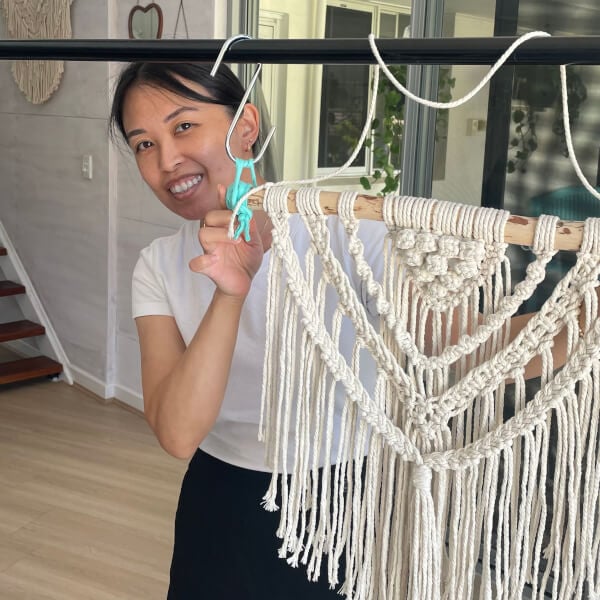 Photo from a Lorna & Lila Macrame workshop
